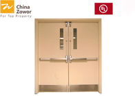 UL Listed 3'X7' RH Open Fire Safety Door Powder Coating Finish High Security