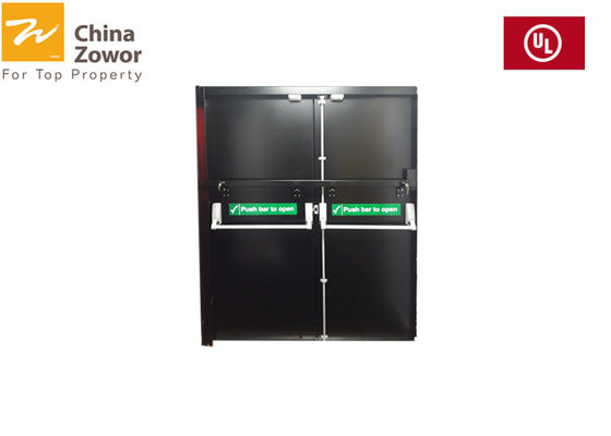 Galvanized Steel 30/60/90mins Powder Coated Pre-hung Exterior Fire Rated Safety Door