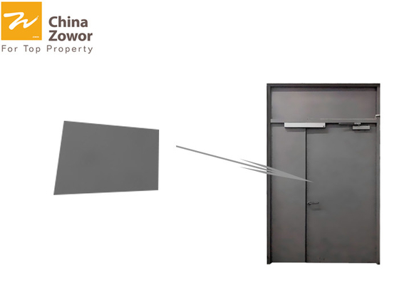 Powder Coating Unequal Leaf Gal. Steel Fire Rated Exterior Doors/90 minute Insulated Fire Door
